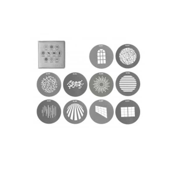 Nanlite SET1 Gobo Per Proiettore 10pz Nanlite SET1 Gobo Per Proiettore 10pz